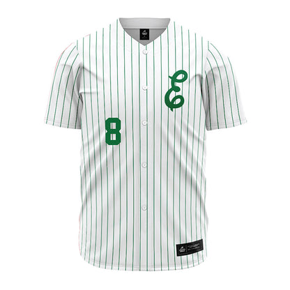 EMich - NCAA Baseball : Keegan Knupp - White Jersey-0