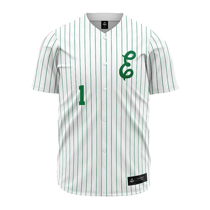 EMich - NCAA Baseball : Jake Leonard - White Jersey-0