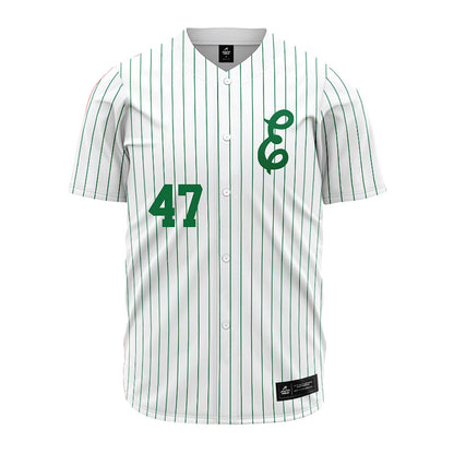 EMich - NCAA Baseball : Cal Rutherford - White Jersey-0