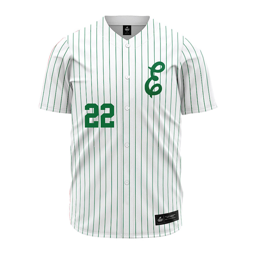 EMich - NCAA Baseball : Nathan Borchardt - White Jersey-0
