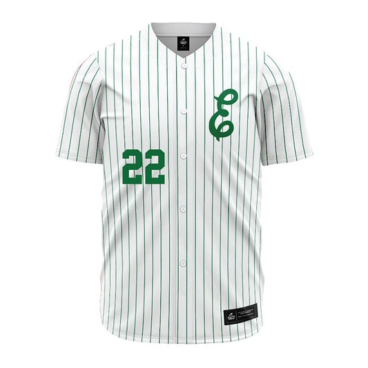 EMich - NCAA Baseball : Nathan Borchardt - White Jersey-0
