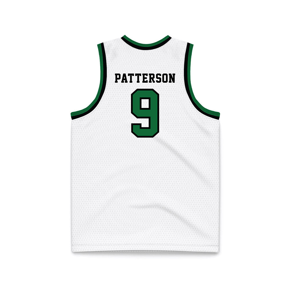EMich - NCAA Men's Basketball : Addison Patterson - White Basketball Jersey-1