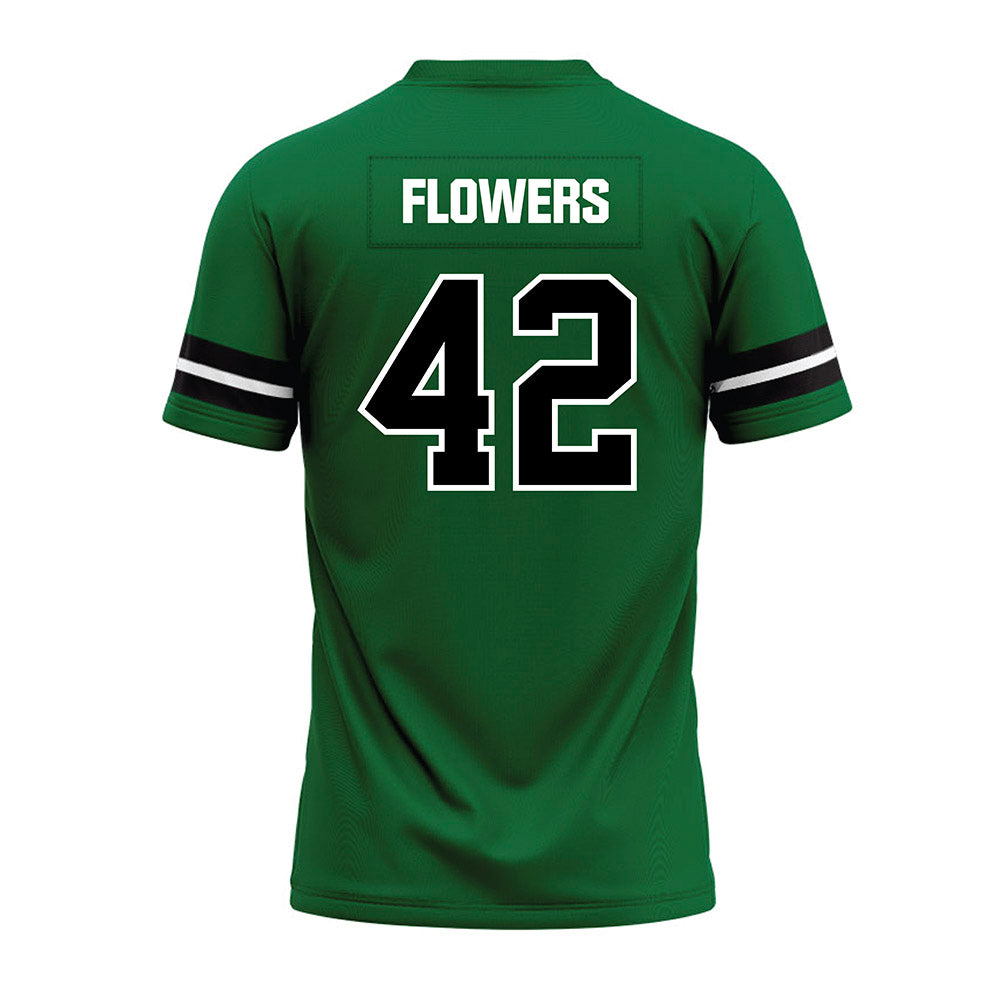 EMich - NCAA Football : Jonah Flowers - Green Premium Football Jersey-1