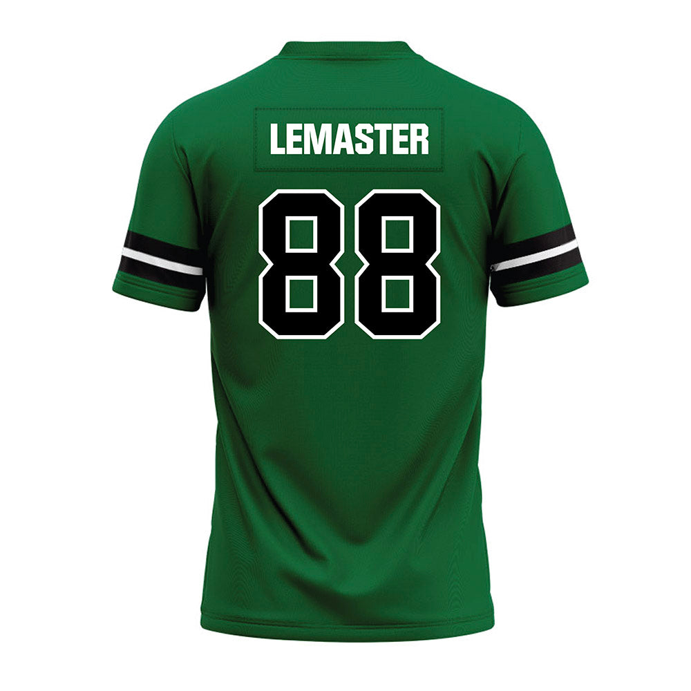 EMich - NCAA Football : Tanner Lemaster - Green Premium Football Jersey-1