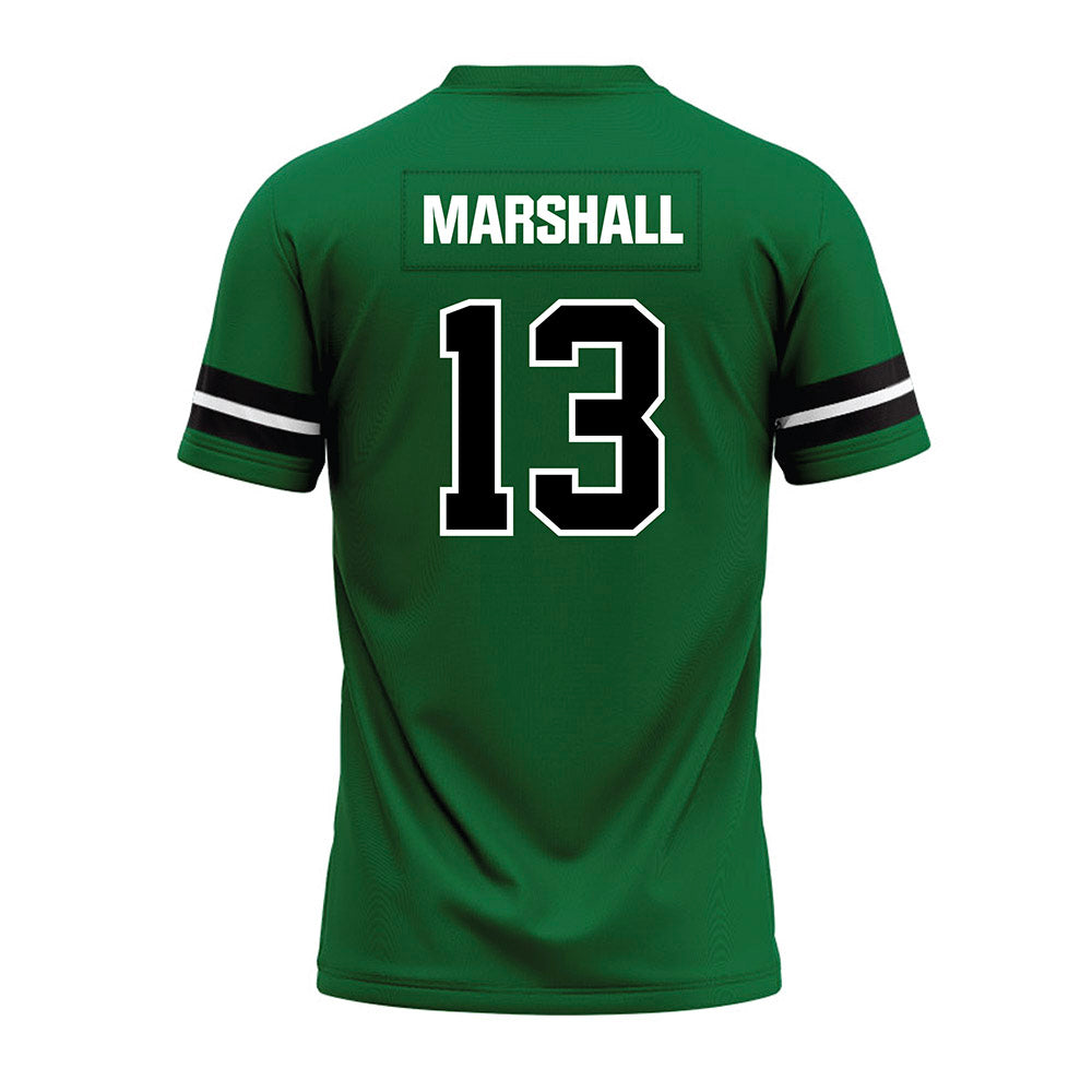 EMich - NCAA Football : Jason Marshall - Green Premium Football Jersey-1