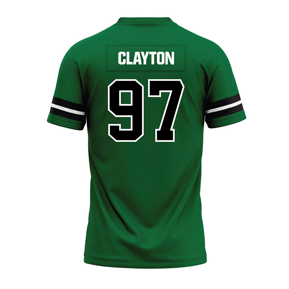 EMich - NCAA Football : Deterrius Clayton - Green Premium Football Jersey-1