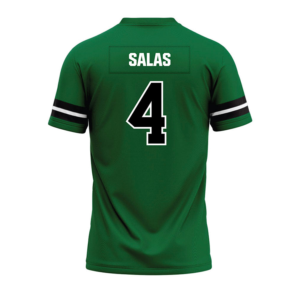 EMich - NCAA Football : Juan Salas - Green Premium Football Jersey-1