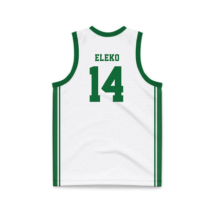 EMich - NCAA Women's Basketball : Sisi Eleko - White Basketball Jersey-1