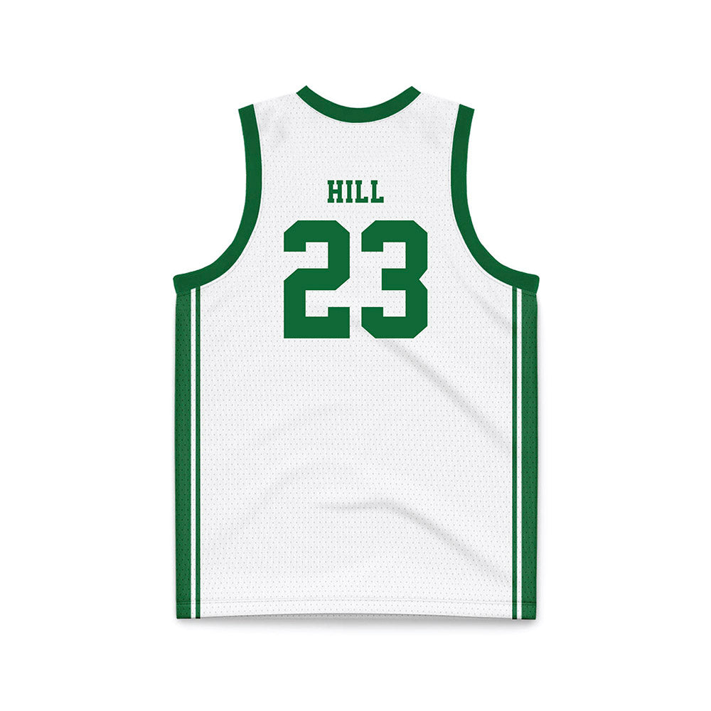 EMich - NCAA Women's Basketball : Peyton Hill - White Basketball Jersey-1