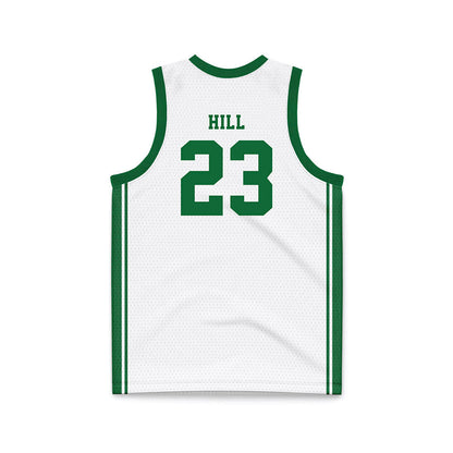 EMich - NCAA Women's Basketball : Peyton Hill - White Basketball Jersey-1