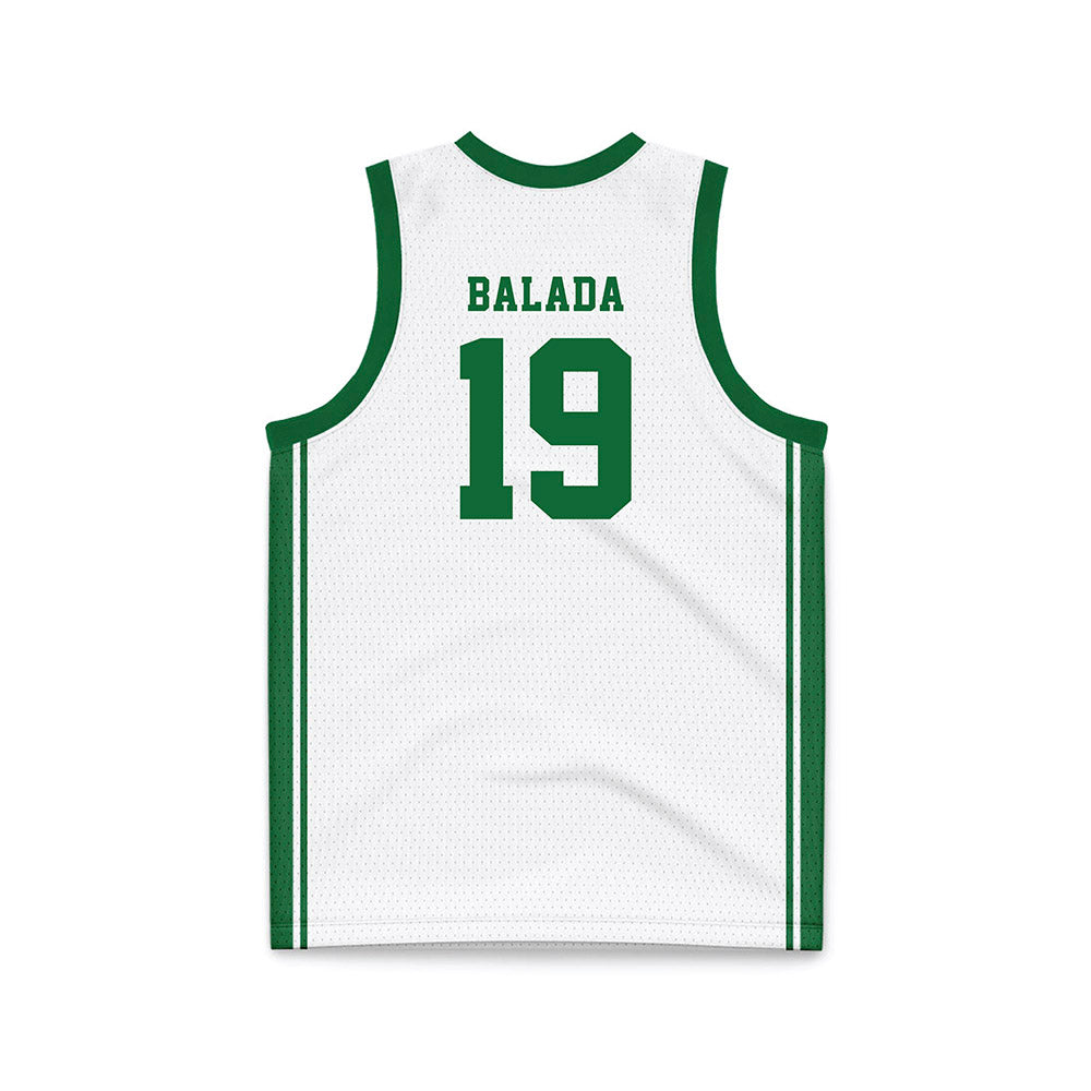 EMich - NCAA Women's Basketball : Paula Balada - White Basketball Jersey-1
