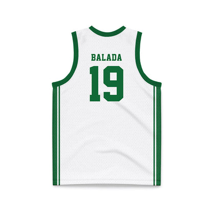 EMich - NCAA Women's Basketball : Paula Balada - White Basketball Jersey-1
