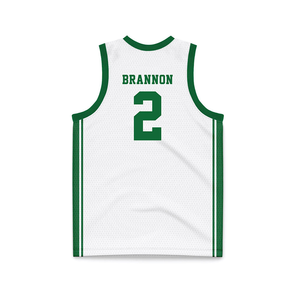 EMich - NCAA Women's Basketball : Ruby Brannon - White Basketball Jersey-1