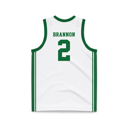 EMich - NCAA Women's Basketball : Ruby Brannon - White Basketball Jersey-1