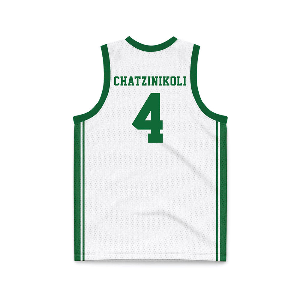 EMich - NCAA Women's Basketball : Eirini Chatzinikoli - White Basketball Jersey-1