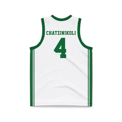 EMich - NCAA Women's Basketball : Eirini Chatzinikoli - White Basketball Jersey-1