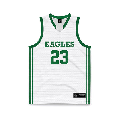 EMich - NCAA Women's Basketball : Peyton Hill - White Basketball Jersey-0