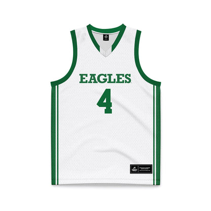 EMich - NCAA Women's Basketball : Eirini Chatzinikoli - White Basketball Jersey-0