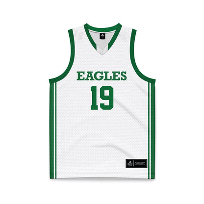 EMich - NCAA Women's Basketball : Paula Balada - White Basketball Jersey-0