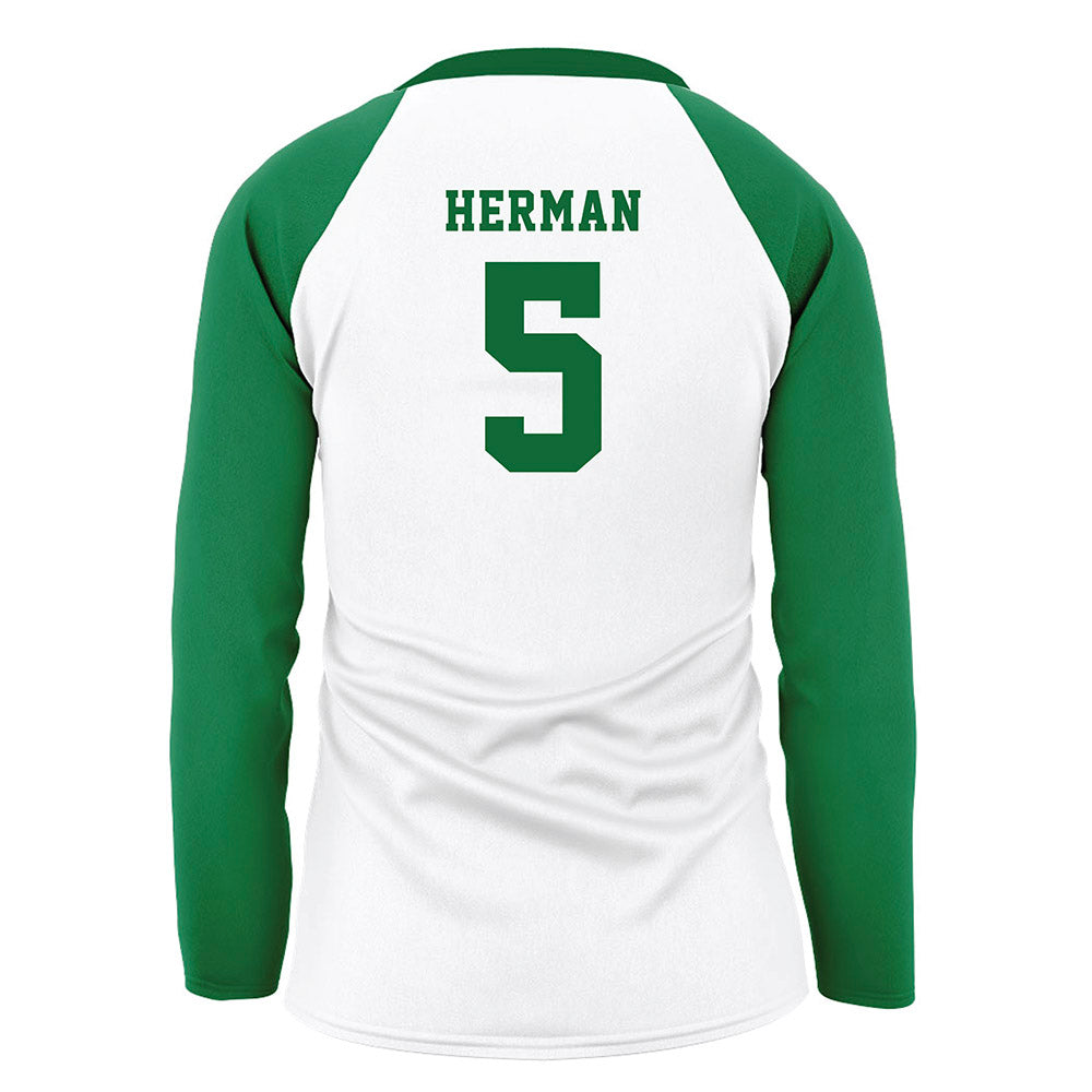 EMich - NCAA Women's Volleyball : Maddie Herman - Volleyball Jersey-1