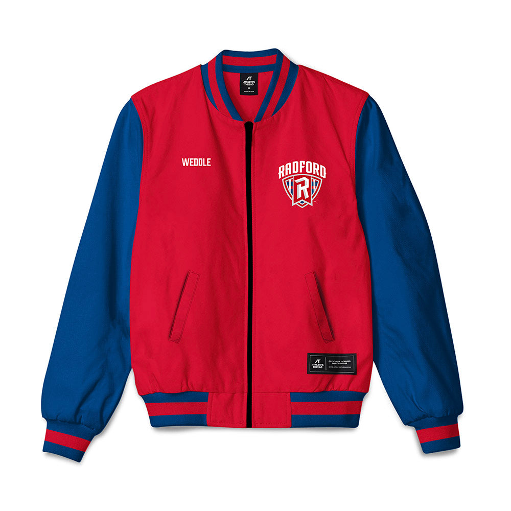 Radford - NCAA Women's Golf : Mckenzie Weddle - Bomber Jacket-0