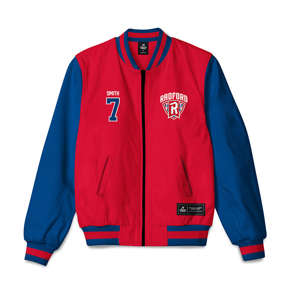 Radford - NCAA Softball : Emily Smith - Bomber Jacket-0