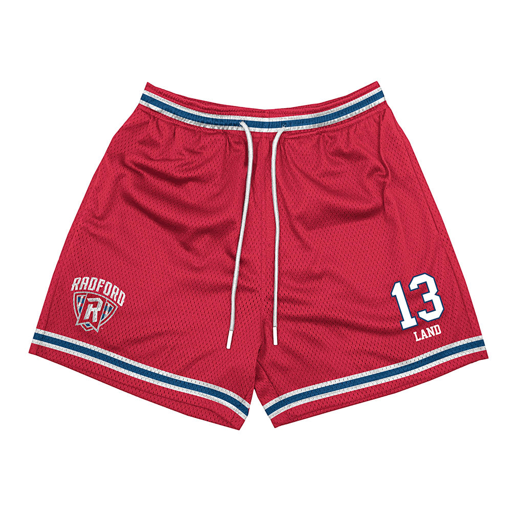 Radford - NCAA Men's Basketball : Bradley Land - Shorts-0