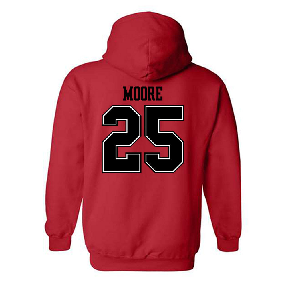 Valdosta State - NCAA Football : LaBarryon Moore - Classic Shersey Hooded Sweatshirt-1