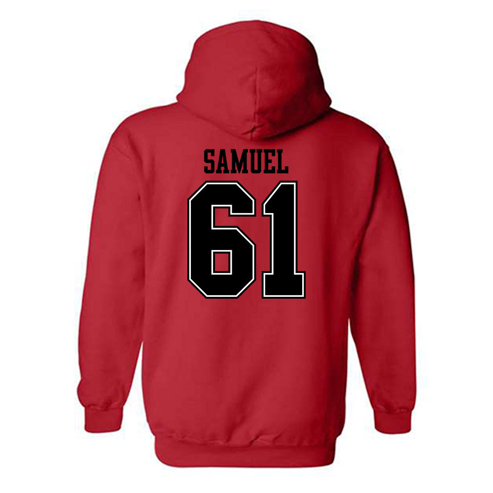 Valdosta State - NCAA Football : Tre Samuel - Classic Shersey Hooded Sweatshirt-1