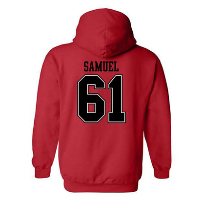 Valdosta State - NCAA Football : Tre Samuel - Classic Shersey Hooded Sweatshirt-1