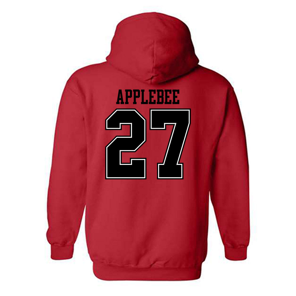 Valdosta State - NCAA Softball : Riley Applebee - Classic Shersey Hooded Sweatshirt-1