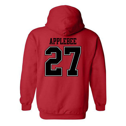 Valdosta State - NCAA Softball : Riley Applebee - Classic Shersey Hooded Sweatshirt-1