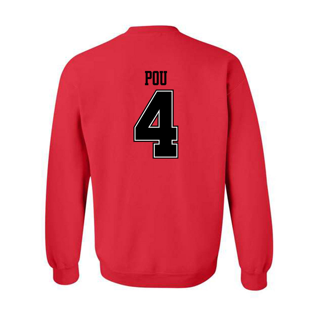 Valdosta State - NCAA Baseball : Isaiah Pou - Classic Shersey Crewneck Sweatshirt-1