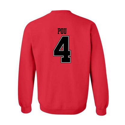 Valdosta State - NCAA Baseball : Isaiah Pou - Classic Shersey Crewneck Sweatshirt-1