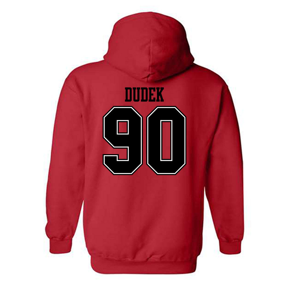 Valdosta State - NCAA Football : Malakai Dudek - Classic Shersey Hooded Sweatshirt-1