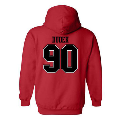 Valdosta State - NCAA Football : Malakai Dudek - Classic Shersey Hooded Sweatshirt-1