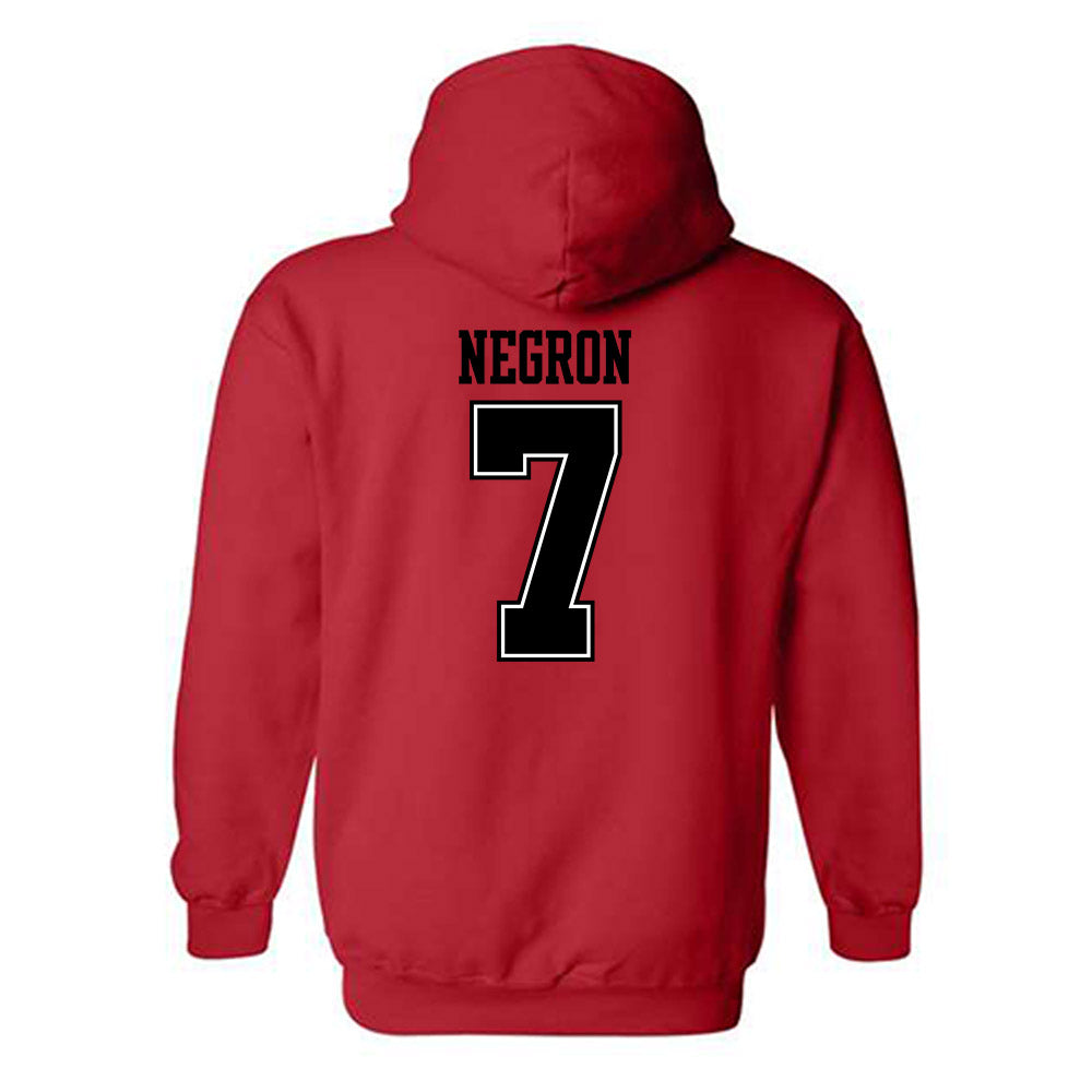 Valdosta State - NCAA Women's Volleyball : Eimy Negron - Classic Shersey Hooded Sweatshirt-1