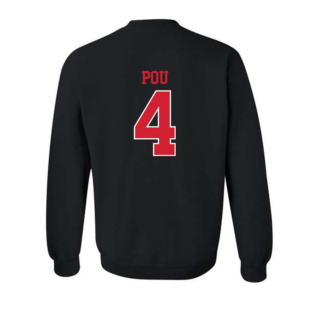 Valdosta State - NCAA Baseball : Isaiah Pou - Classic Shersey Crewneck Sweatshirt-1