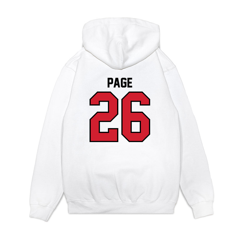 Valdosta State - NCAA Baseball : Jacob Page - Classic Shersey Hooded Sweatshirt-1
