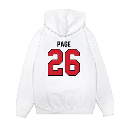 Valdosta State - NCAA Baseball : Jacob Page - Classic Shersey Hooded Sweatshirt-1