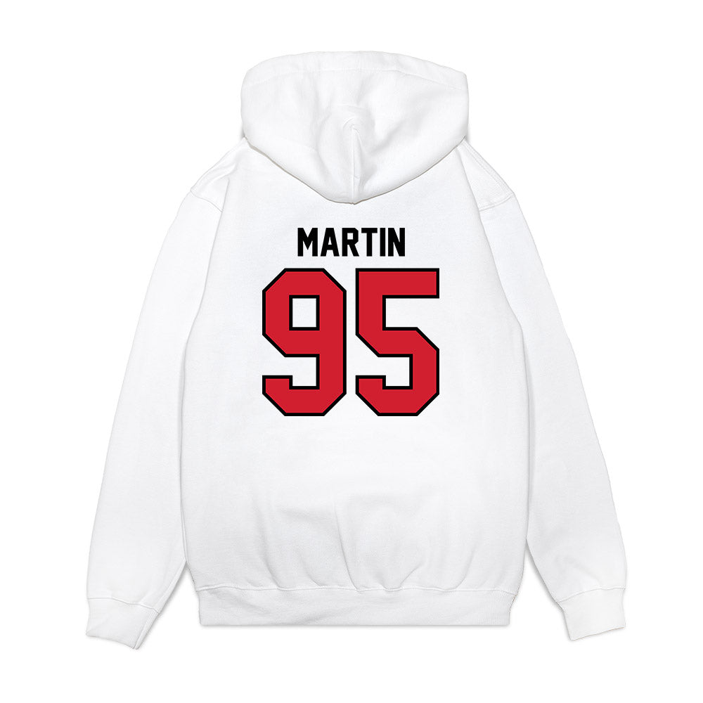 Valdosta State - NCAA Football : Jonathan Martin - Classic Shersey Hooded Sweatshirt-1