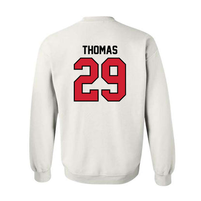 Valdosta State - NCAA Football : RoyMarr Thomas - Classic Shersey Crewneck Sweatshirt-1