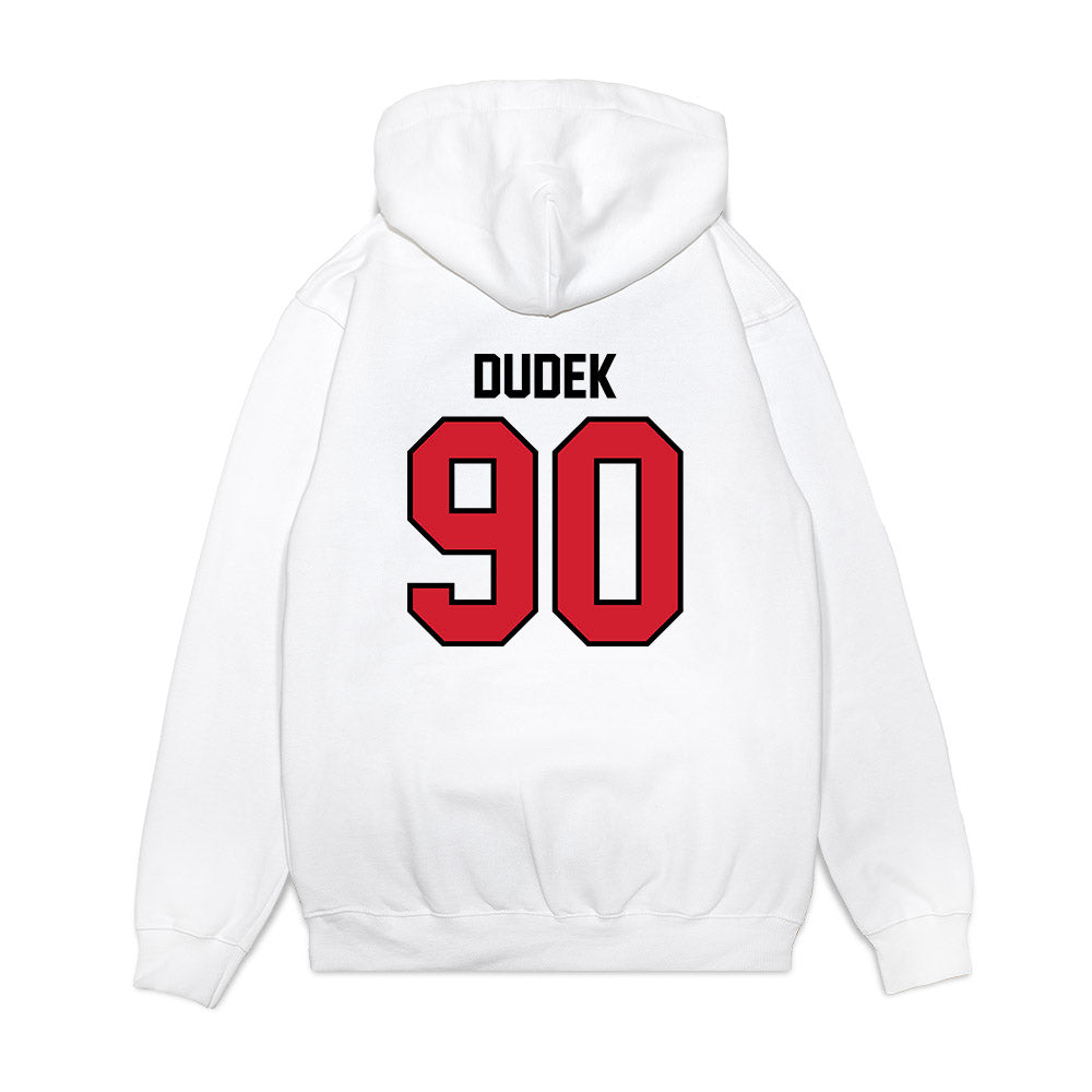 Valdosta State - NCAA Football : Malakai Dudek - Classic Shersey Hooded Sweatshirt-1