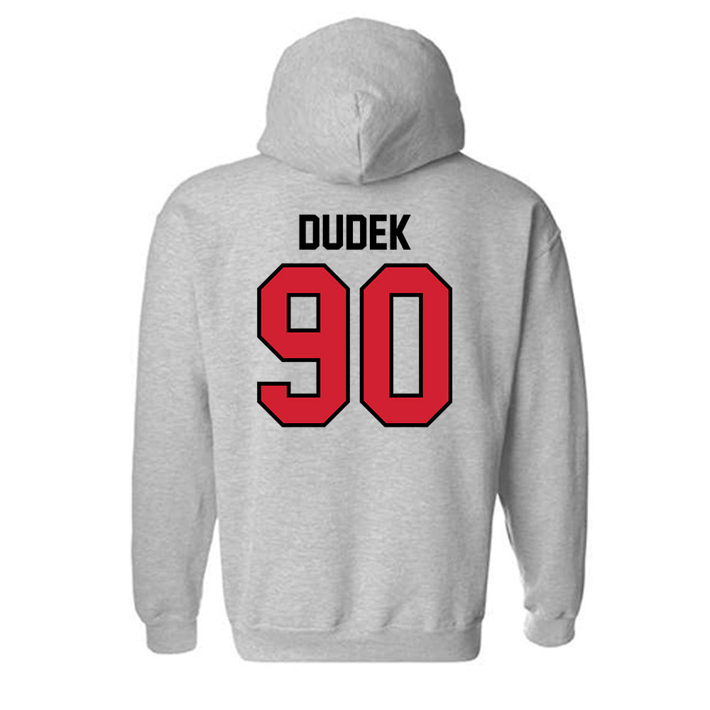 Valdosta State - NCAA Football : Malakai Dudek - Classic Shersey Hooded Sweatshirt-1