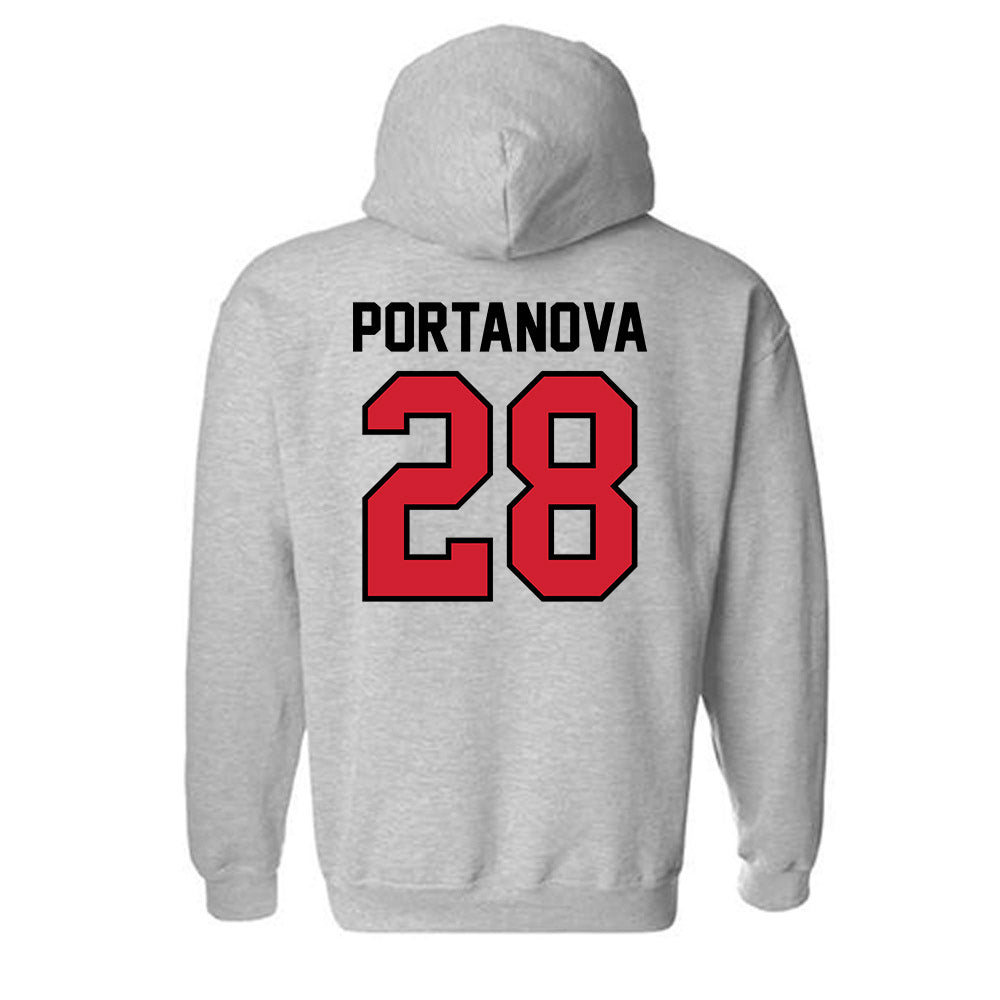 Valdosta State - NCAA Softball : Giselle Portanova - Classic Shersey Hooded Sweatshirt-1