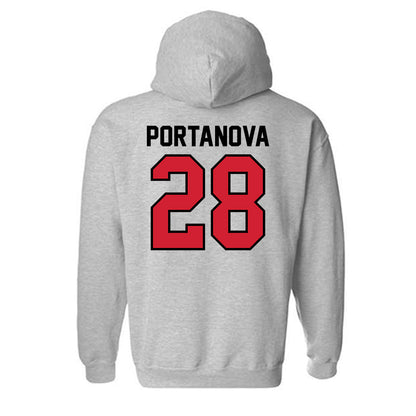 Valdosta State - NCAA Softball : Giselle Portanova - Classic Shersey Hooded Sweatshirt-1