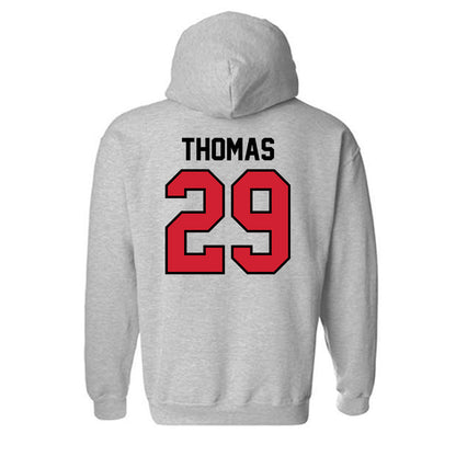 Valdosta State - NCAA Football : RoyMarr Thomas - Classic Shersey Hooded Sweatshirt-1