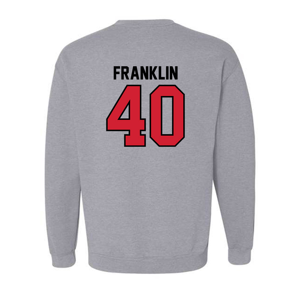 Valdosta State - NCAA Football : Javerius Franklin - Classic Shersey Crewneck Sweatshirt-1