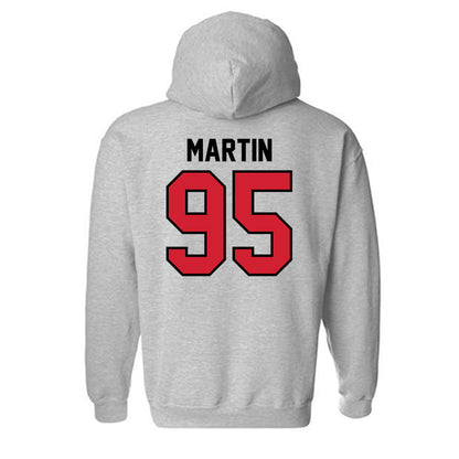 Valdosta State - NCAA Football : Jonathan Martin - Classic Shersey Hooded Sweatshirt-1