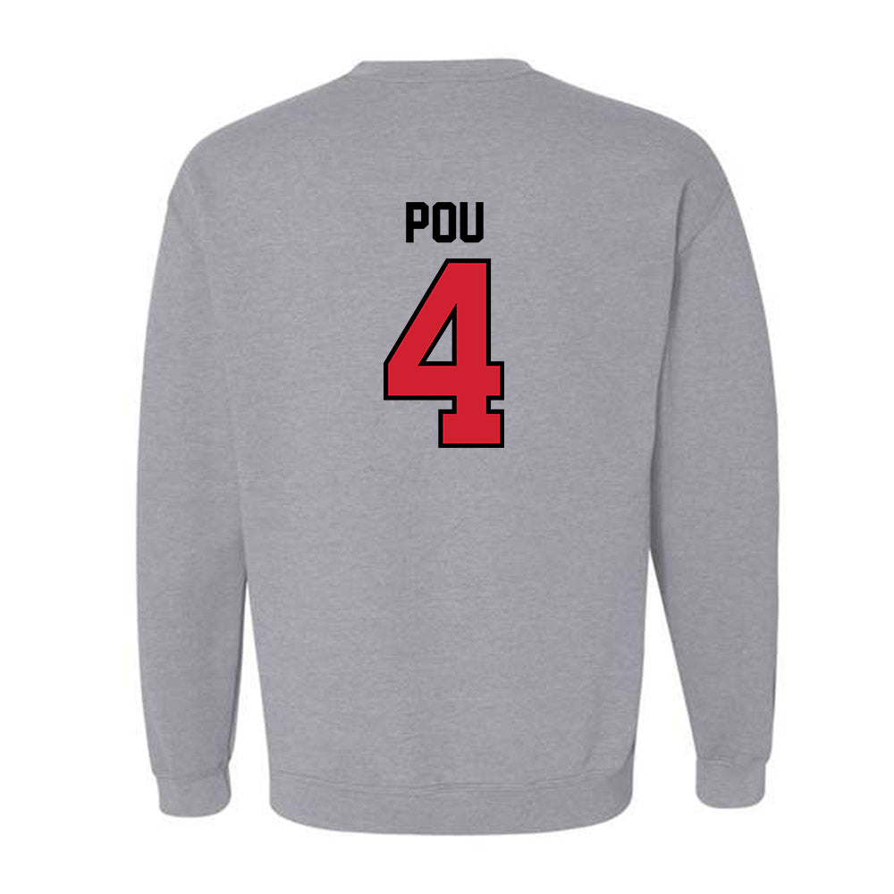 Valdosta State - NCAA Baseball : Isaiah Pou - Classic Shersey Crewneck Sweatshirt-1